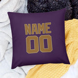 Custom Purple Khaki Pillowcase