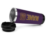 Custom Purple Khaki Stainless Steel Water Cup