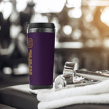 Custom Purple Khaki Stainless Steel Water Cup