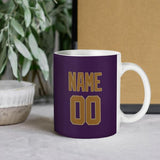 Custom Purple Khaki Mug