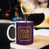 Custom Purple Khaki Mug