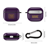 Custom Purple Khaki AirPods Case (3rd Generation)