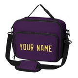 Custom Purple Light Yellow Lunch Bag