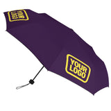 Custom Purple Light Yellow Automatic Umbrella
