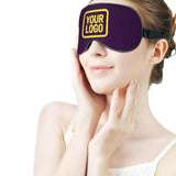 Custom Purple Light Yellow Sleep Mask