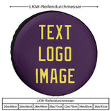 Custom Purple Light Yellow Truck Tires