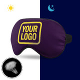 Custom Purple Light Yellow Sleep Mask