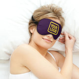 Custom Purple Light Yellow Sleep Mask