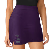Custom Purple Blue Green A-Line Skort