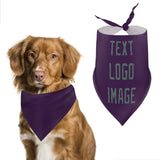 Custom Purple Blue Green Pet Scarf