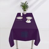 Custom Purple Blue Green Square Table Cloth