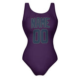 Custom Purple Blue Swimsuit