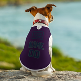 Custom Purple Blue Pet Vest