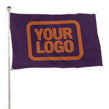 Custom Purple Orange Flag
