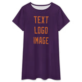 Custom Purple Orange Nachthemd