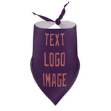 Custom Purple Copper Rose Pet Scarf