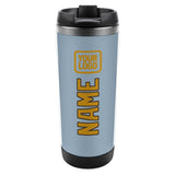 Custom Light Blue Yellow Stainless Steel Water Cup