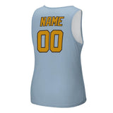 Custom Light Blue Yellow Men's Tank Top