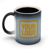 Custom Light Blue Yellow Magic Mug