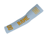 Custom Light Blue Yellow Arm Sleeve
