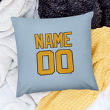 Custom Light Blue Yellow Pillowcase
