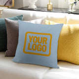 Custom Light Blue Yellow Pillowcase