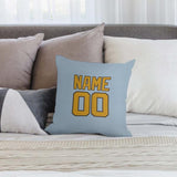 Custom Light Blue Yellow Pillowcase