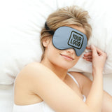 Custom Light Blue Olive Sleep Mask