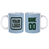 Custom Light Blue Green Mug