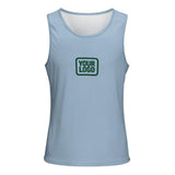 Custom Light Blue Green Men's Tank Top