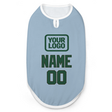Custom Light Blue Green Pet Vest