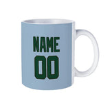 Custom Light Blue Green Mug