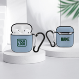 Custom Light Blue Green AirPods Case