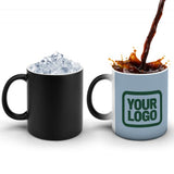 Custom Light Blue Green Magic Mug