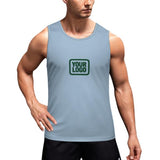 Custom Light Blue Green Men's Tank Top