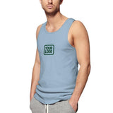 Custom Light Blue Green Men's Tank Top