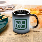 Custom Light Blue Green Magic Mug
