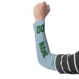 Custom Light Blue Emerald Green Arm Sleeve