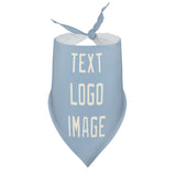 Custom Light Blue Cream Pet Scarf