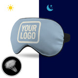 Custom Light Blue Cream Sleep Mask