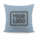 Custom Light Blue Dark Grey Pillowcase