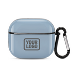 Custom Light Blue Dark Grey AirPods Case (3rd Generation)