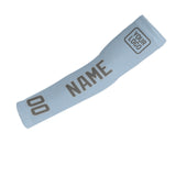 Custom Light Blue Dark Grey Arm Sleeve