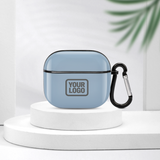Custom Light Blue Dark Grey AirPods Case (3rd Generation)