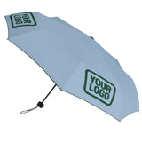 Custom Light Blue Green Automatic Umbrella