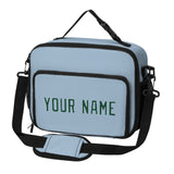 Custom Light Blue Green Lunch Bag