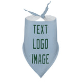Custom Light Blue Green Pet Scarf