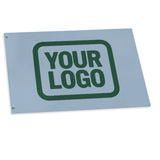 Custom Light Blue Green Flag