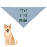 Custom Light Blue Green Pet Scarf