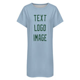 Custom Light Blue Green Nachthemd